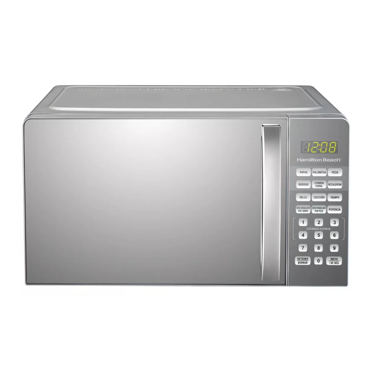 Horno Microondas Hamilton Beach HB-P70J17AL Potencia 1110W 19.8L - Plata/Ngo