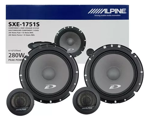 Set de Medios ALPINE SXE-1751S 40w RMS 6.5 Pulgadas 4 Ohms 2 Vías