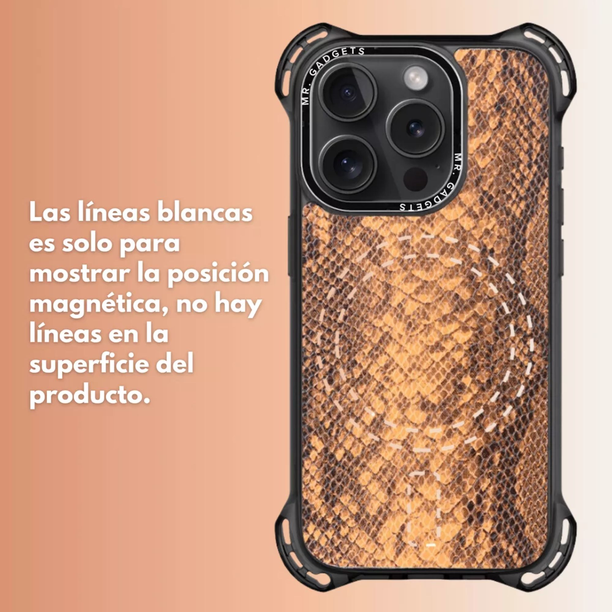 Funda Uso Rudo Para iPhone Magsafe Ultra Bounce Animal Print Protector Compatible para iPhone 14 Pro Max / Estilo Boa