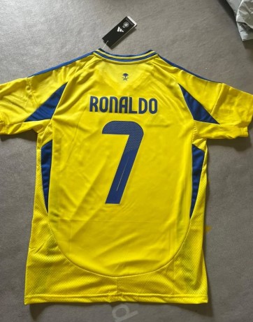 Nuevo! Jersey Al Nassr Arabia 2024/2025 Titular Local Amarillo ...