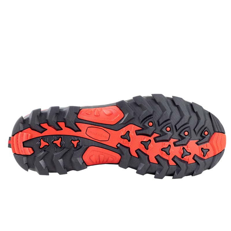 Tenis Industrial Casquillo Hombre Dieléctrico Van Vien VVFI0005 Negro Rojo (PP+D)