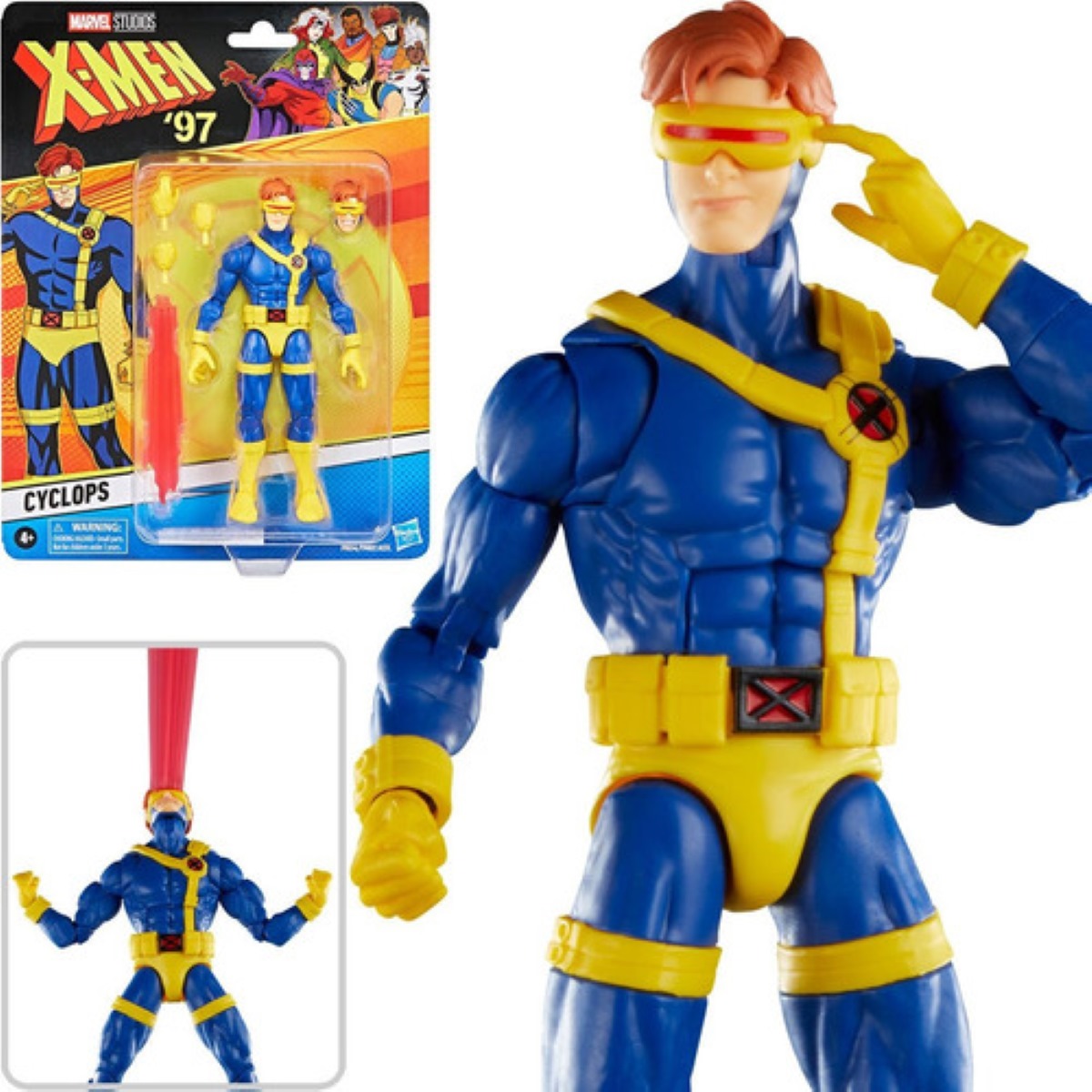 Cyclops - X-men 97 Marvel Legends - Escala 6 Pulgadas W2 amarillo azul