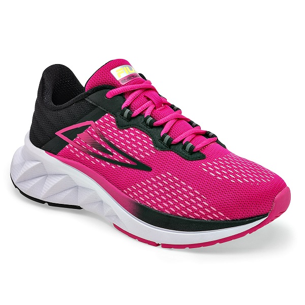 Tenis Fila Fireflash Energized Fucsia/negro Mujer Tallas #23 al #26