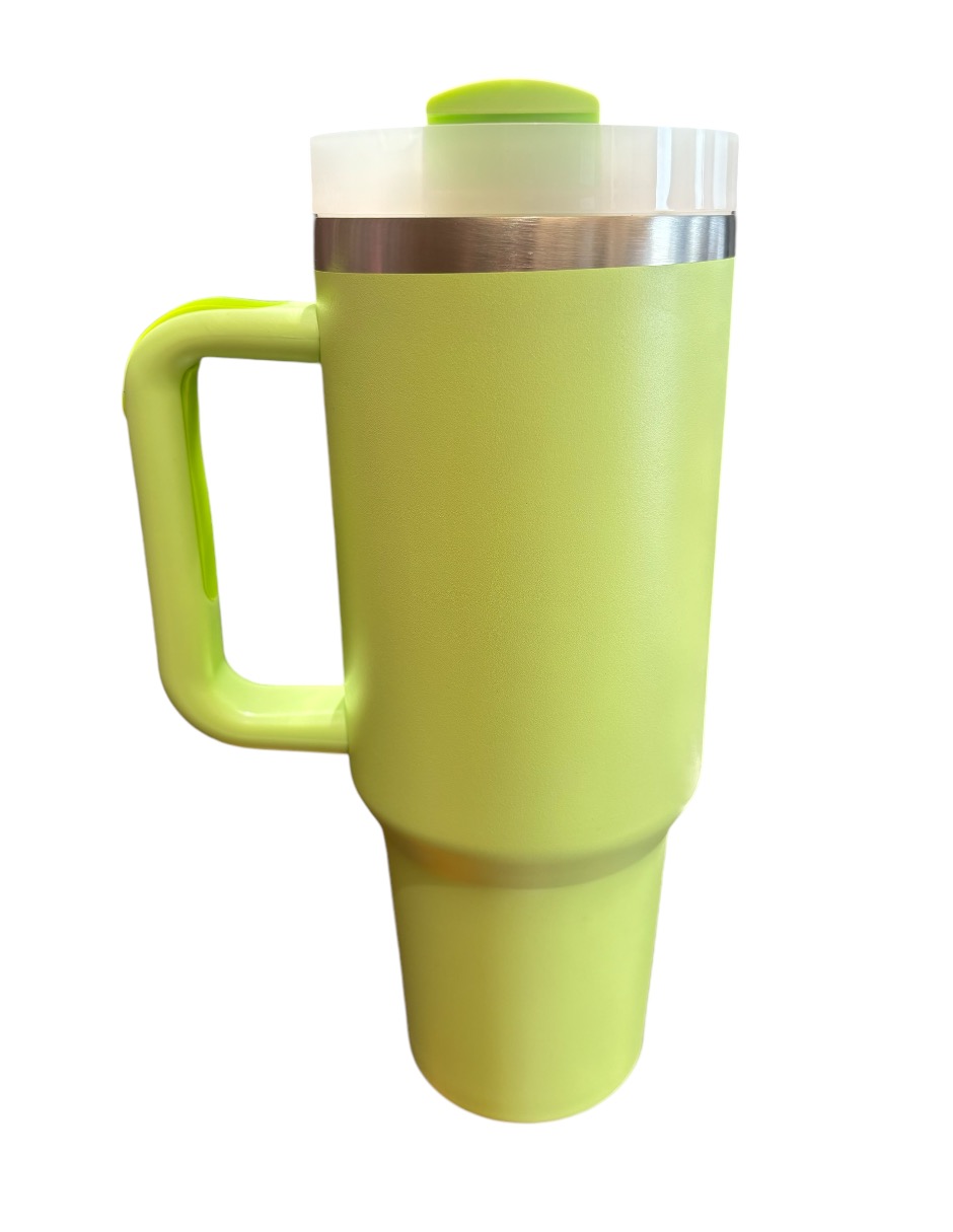 Termo Stanley Quencher H2.0 de acero inixidable Color verde de 1.2 L