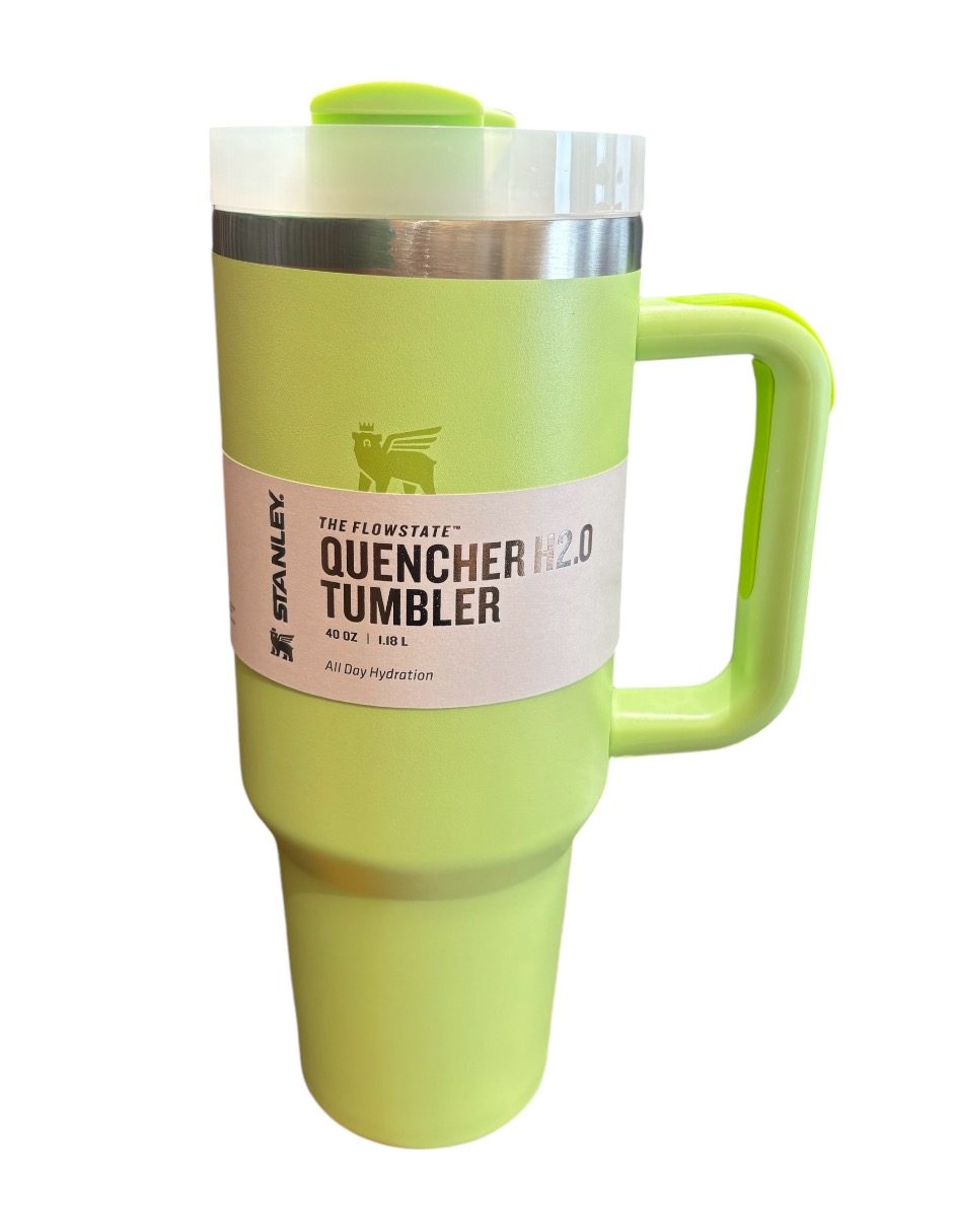 Termo Stanley Quencher H2.0 de acero inixidable Color verde de 1.2 L