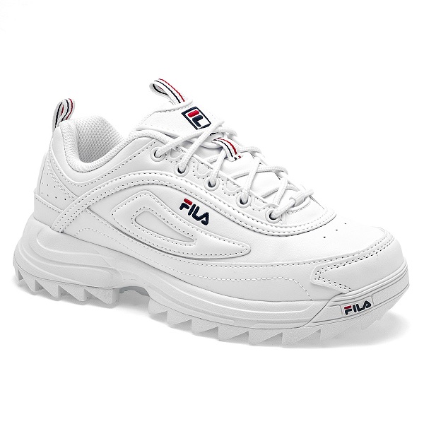 Tenis Fila Distorter Blanco Mujer Tallas #23 al #27