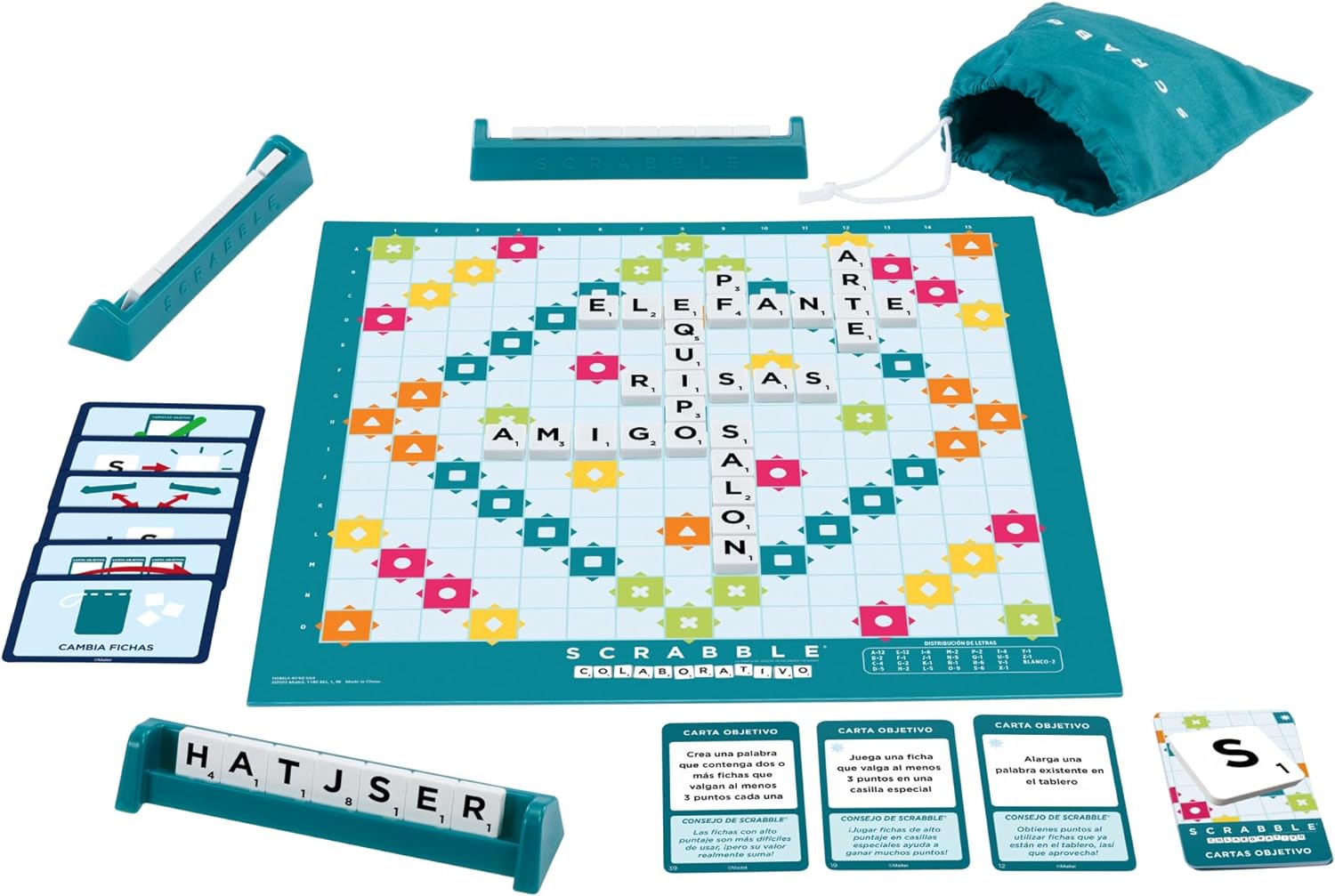 Juego De Mesa Scrabble 2 en 1 HXM54 Mattel