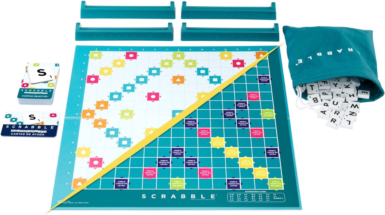 Juego De Mesa Scrabble 2 en 1 HXM54 Mattel