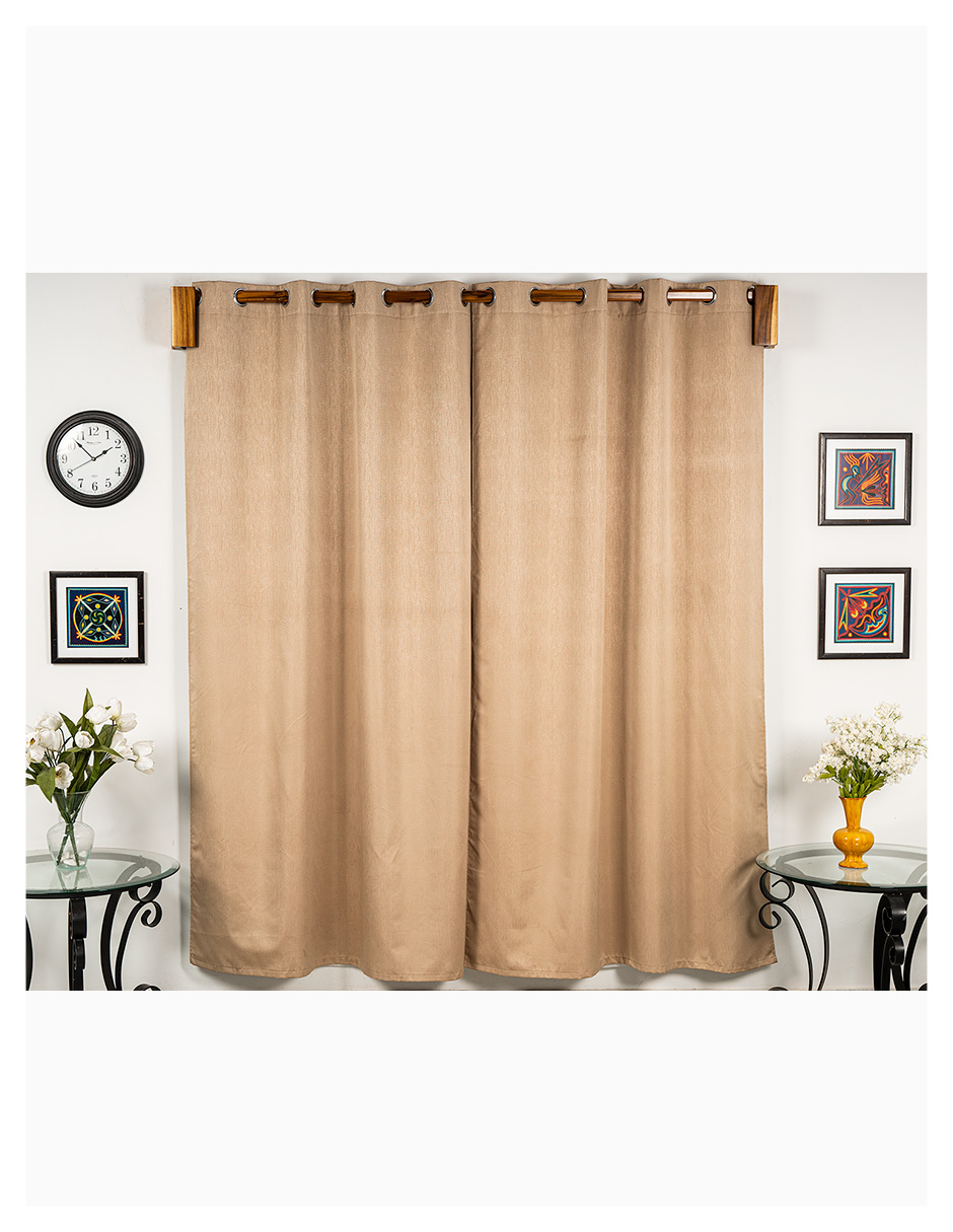 Cortinero Artesanal de Madera Riviera Alto Teka 2.40 m