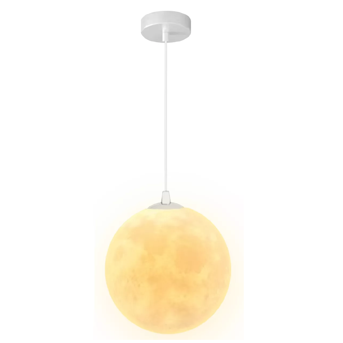 Lámpara Colgante De Techo Moderna De Luna Ajustable Tricolor
