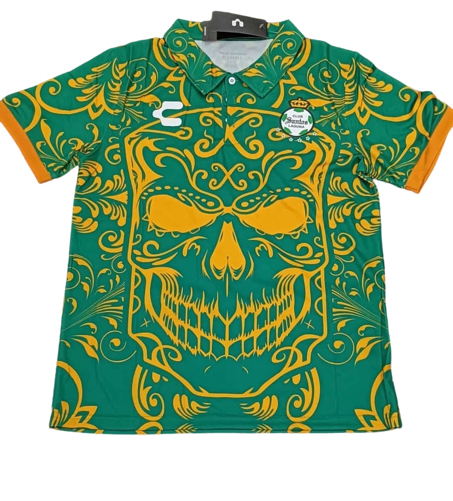 Nuevo! Jersey Santos Laguna de Torreon Guerreros  Edicion Especial Dia de Muertos Talla L