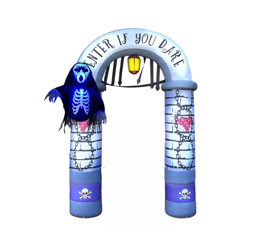 Decoracion Dia De Muertos 270cm Arco Inflable De Halloween