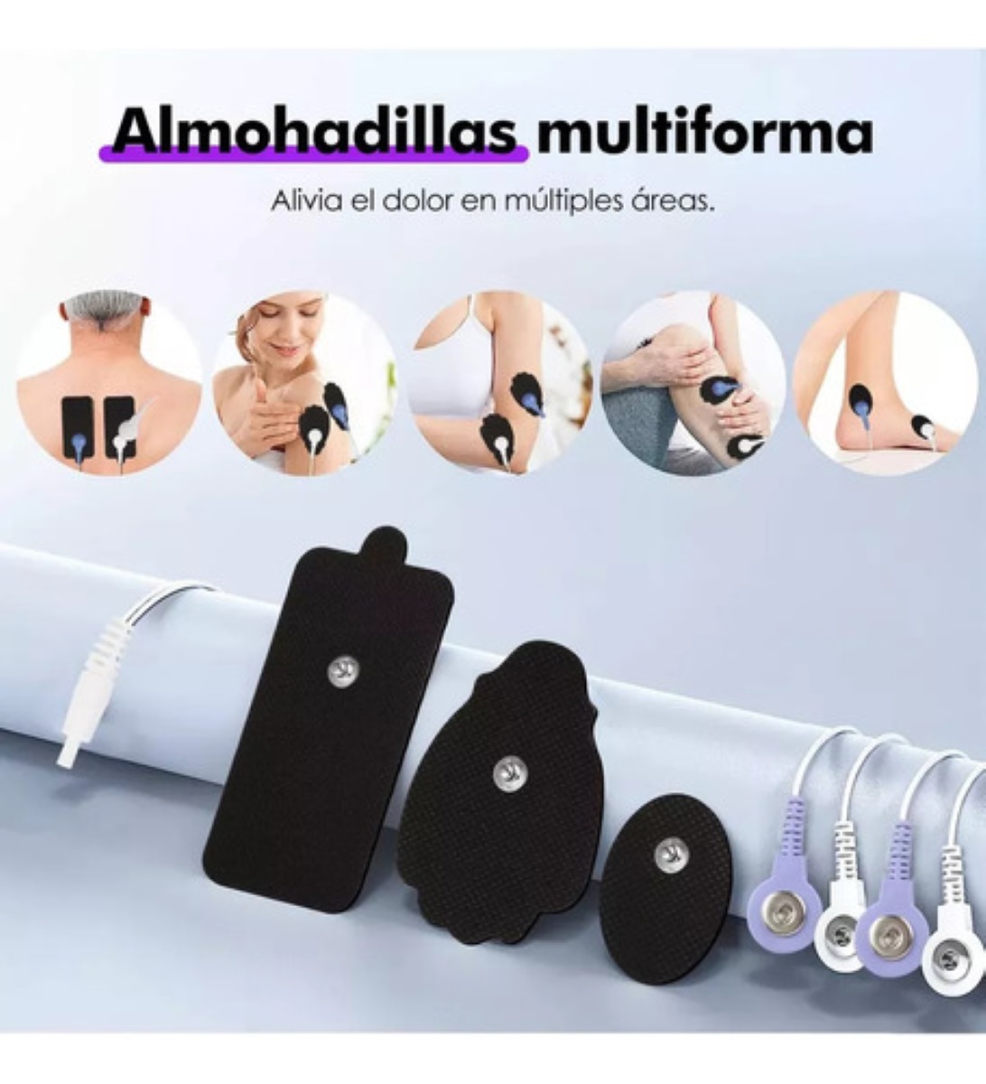 Tens/ems Electroestimulador Muscular Massage 60 Modos 10pads