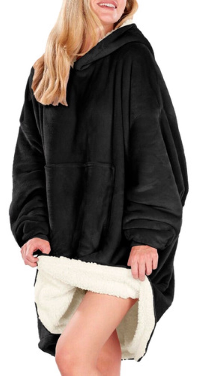 Sudadera Cobija Hoodie Con Capucha Afelpada Calientita Suave