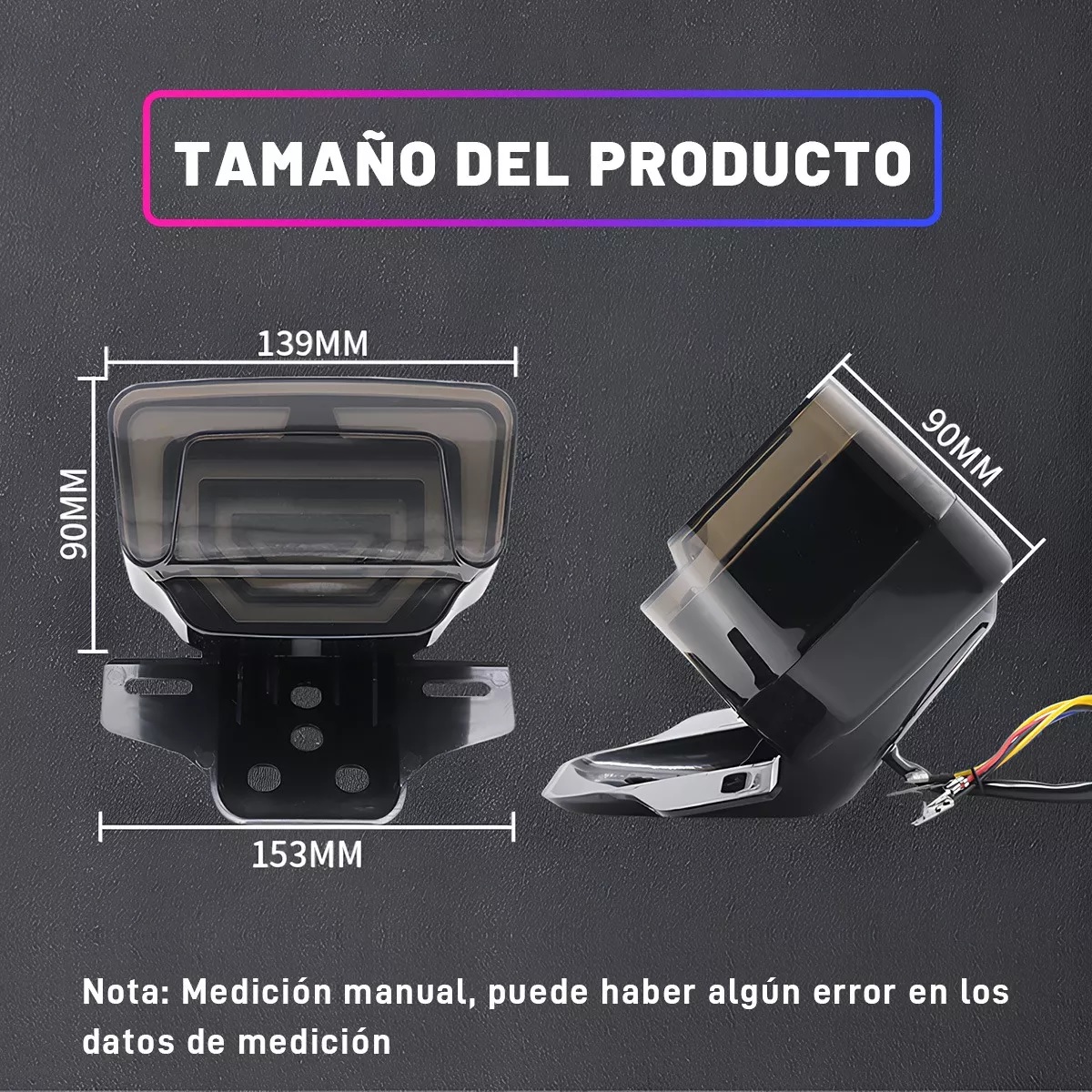 Luz De Freno Stop Motocicleta Moto Direccionales Universal
