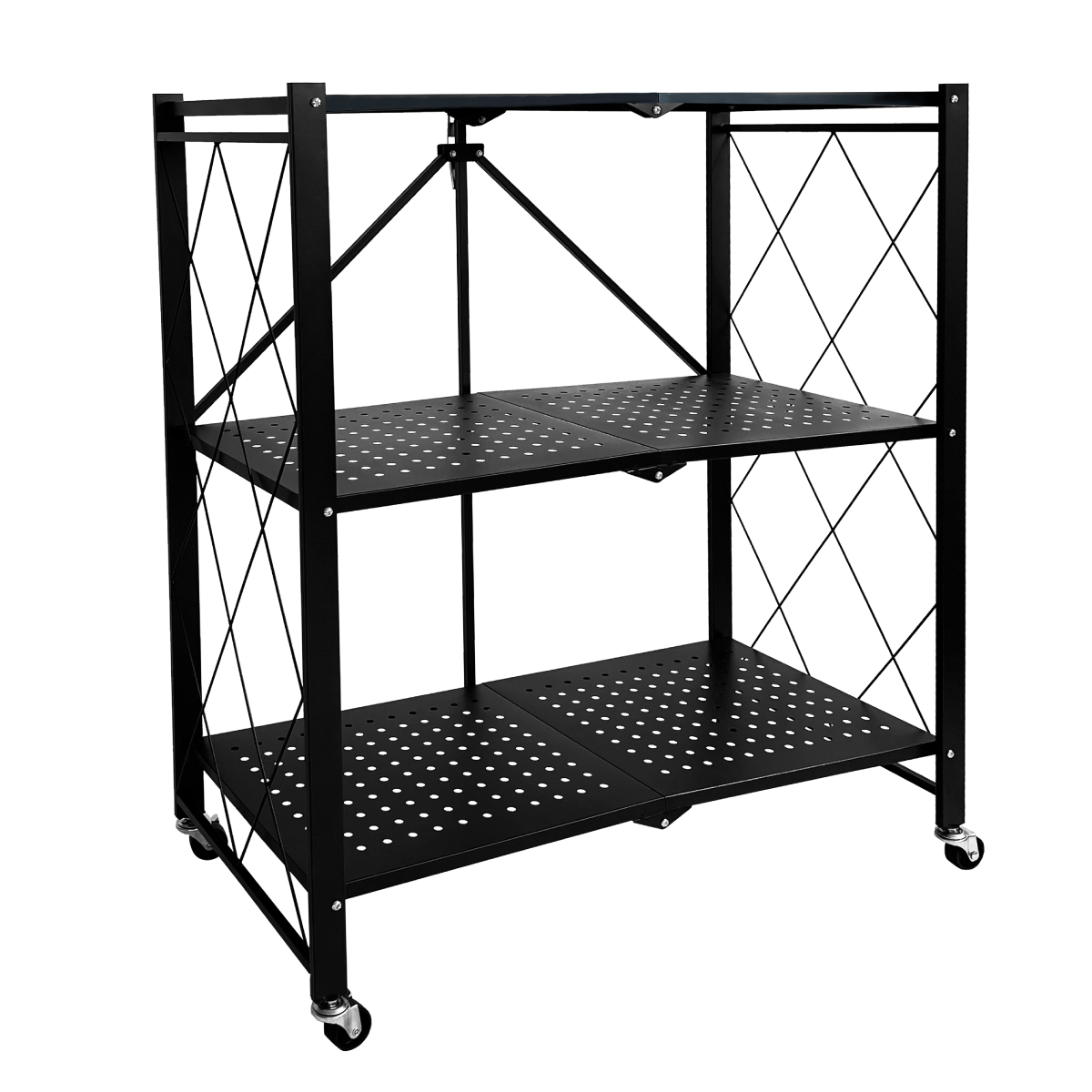 Estante Rack Organizador 3 Niveles Plagable Metalico.
