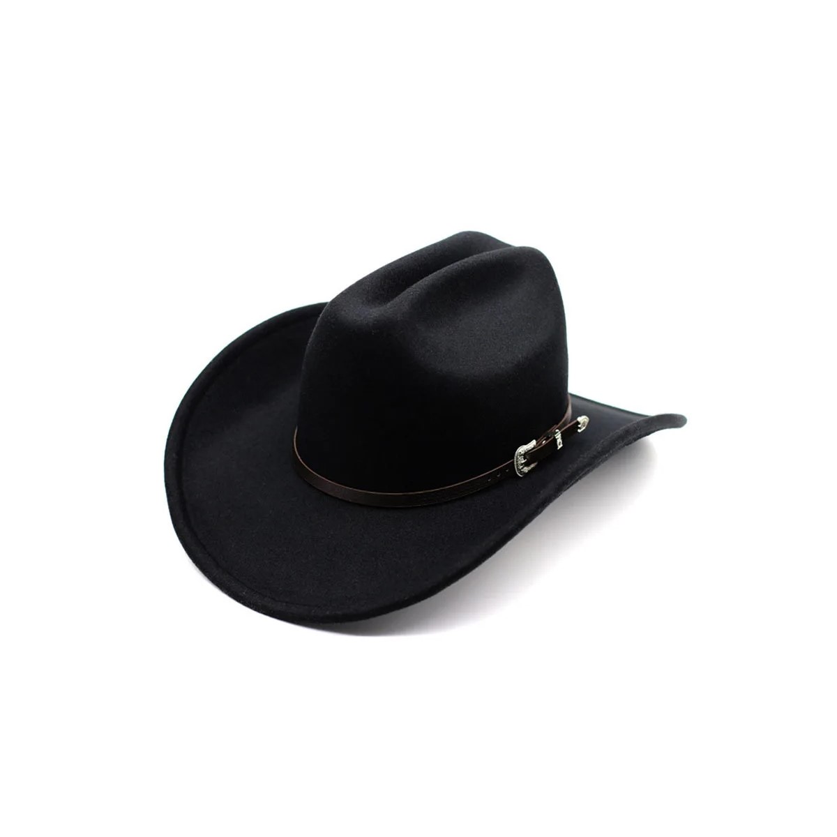 Sombrero vaquero texana lana hombre mujer ala ancha gorras caballo deporte negro ropa moda adorno
