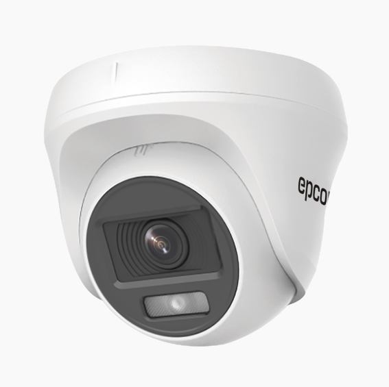 Cámara tipo domo EPCOM E8-TURBO-PC/A Con imagen a color y audio 24/7 Para interiores 