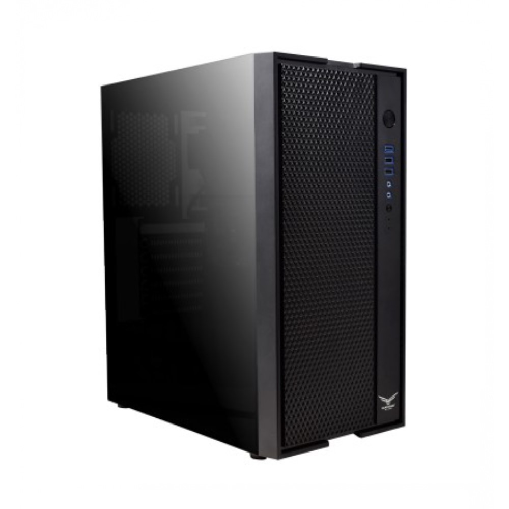Gabinete Naceb Cypher con Ventana RGB, Midi-Tower, ATX, USB 3.0/2.0, Negro