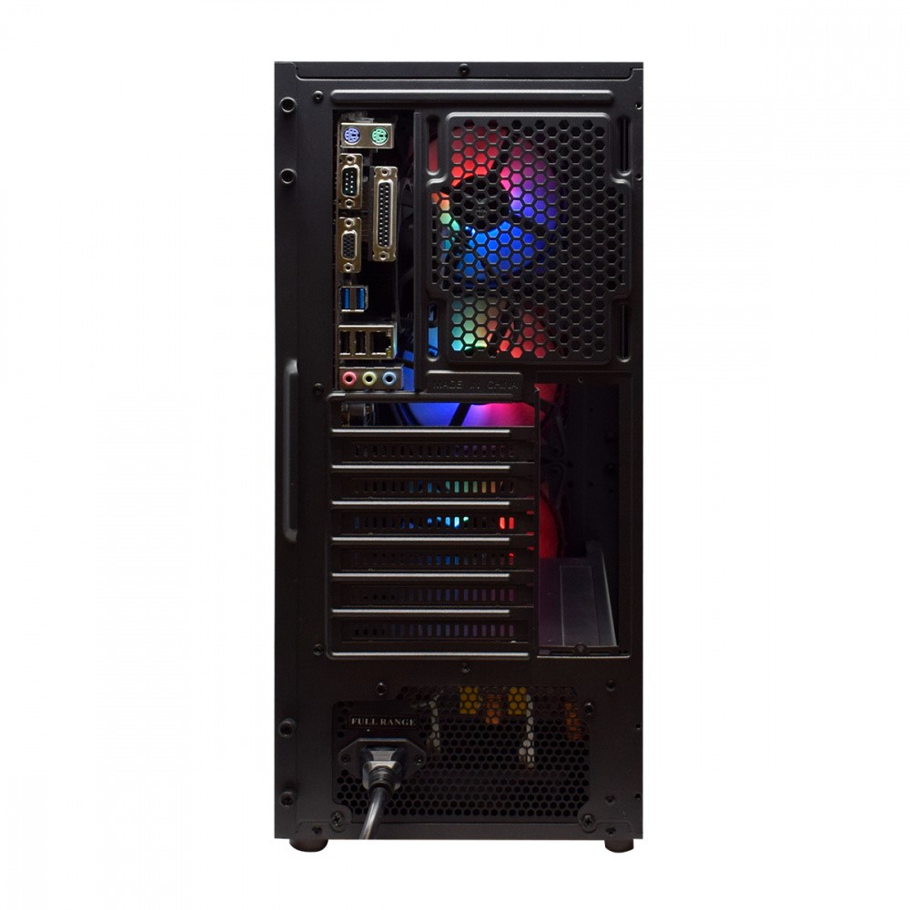 Gabinete Naceb Cypher con Ventana RGB, Midi-Tower, ATX, USB 3.0/2.0, Negro