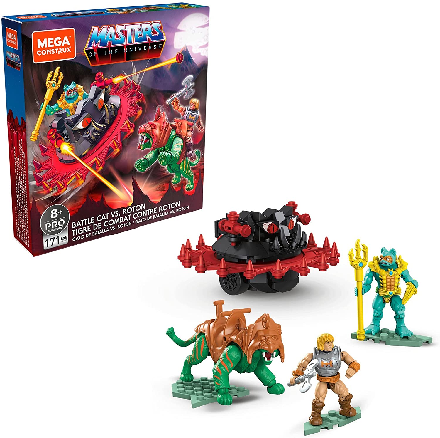 Bloques Masters Univese Tigre Combate Roton He Man Mattel GPH23