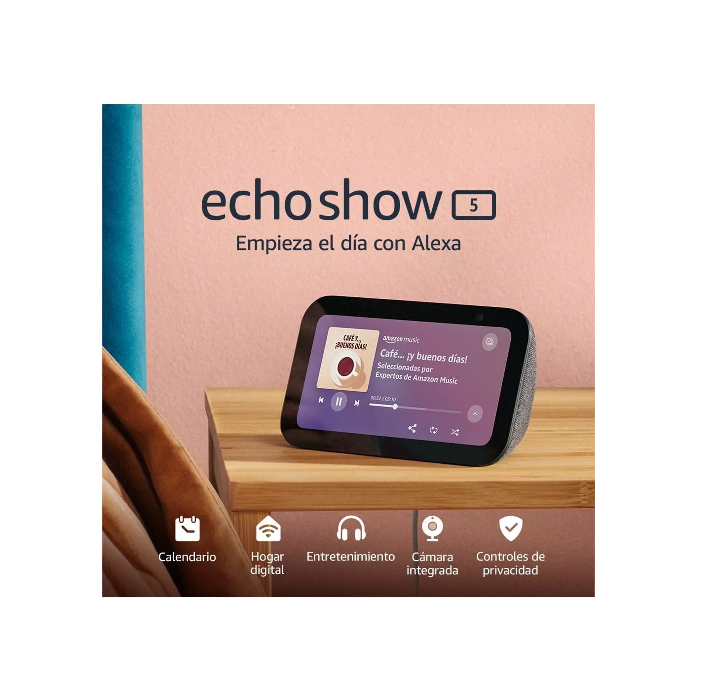 Asistente Virtual Amazon Alexa Echo Show 5, 3RA Generación Modelo ...