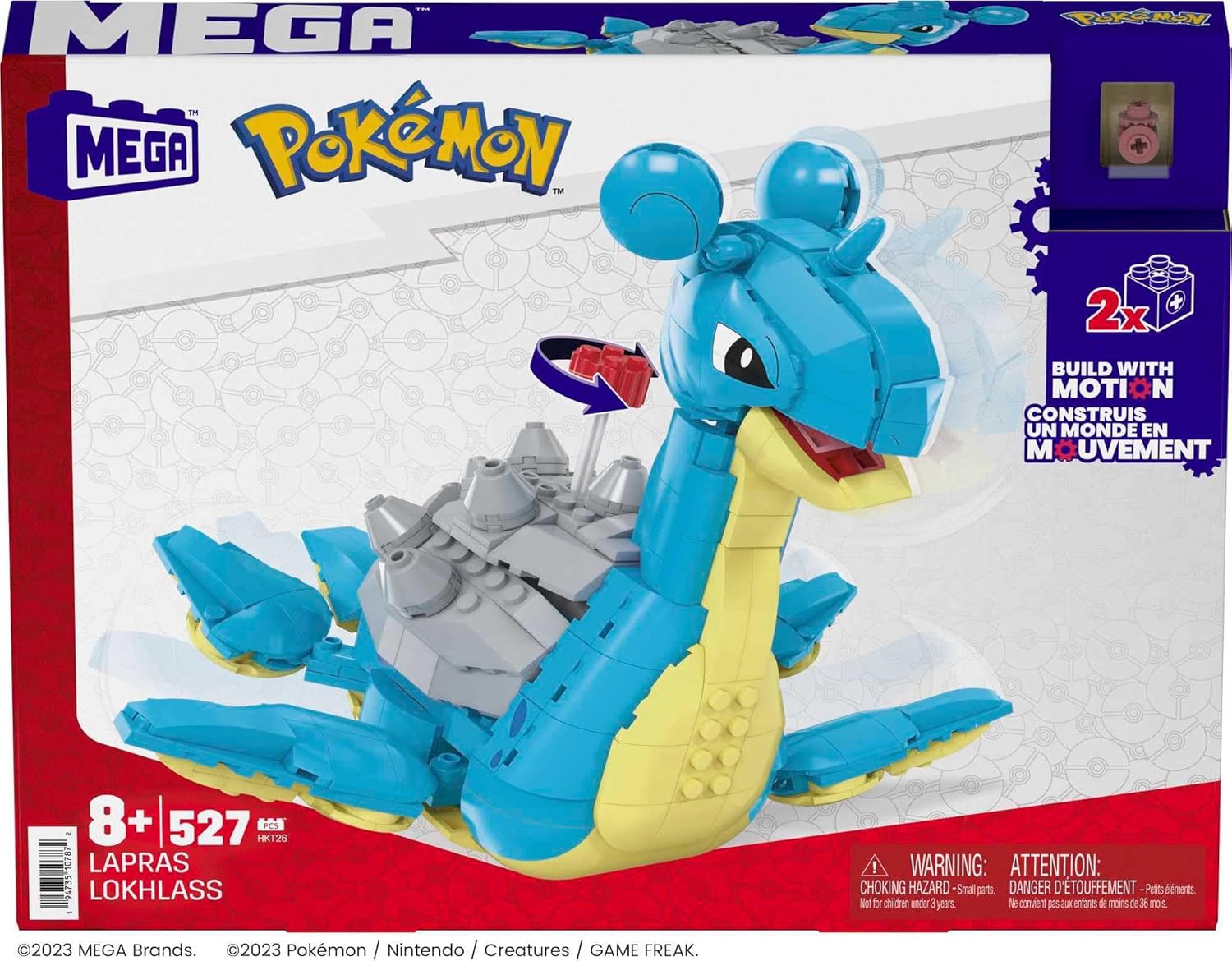 Mega Pokémon Juguete De Construcción Lapras HKT26 Mattel