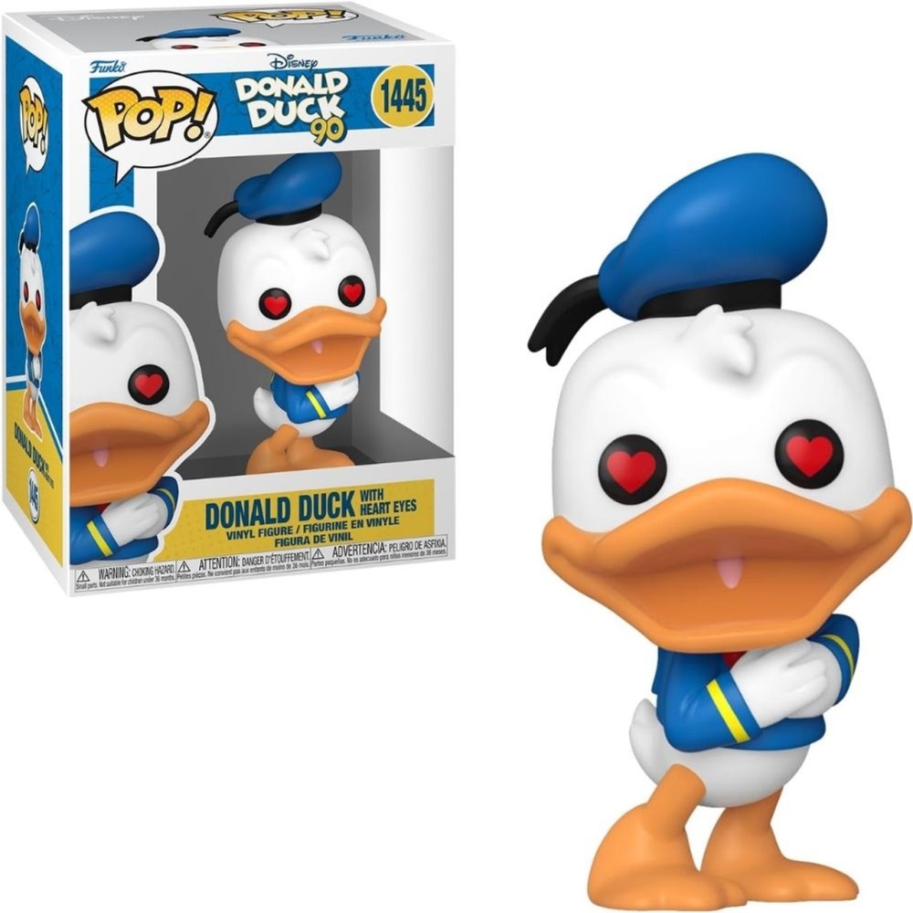 FUNKO POP! DISNEY: Donald Duck 90th - Donald Duck- Heart Eyes #1445
