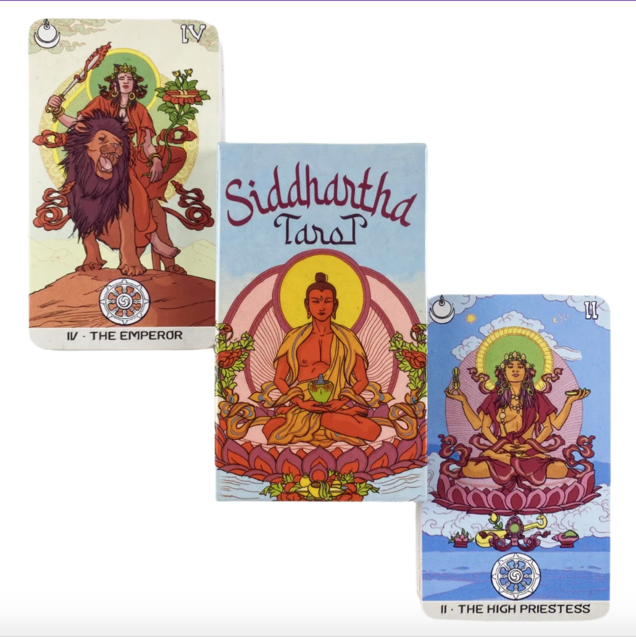 Tarot Siddhartha Un Viaje Espiritual A Través Del Arte - 78 Cartas
