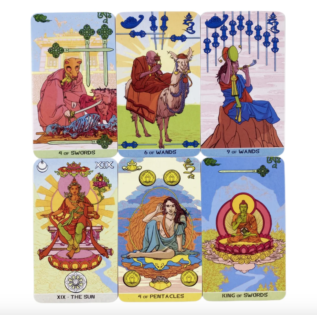 Tarot Siddhartha Un Viaje Espiritual A Través Del Arte - 78 Cartas