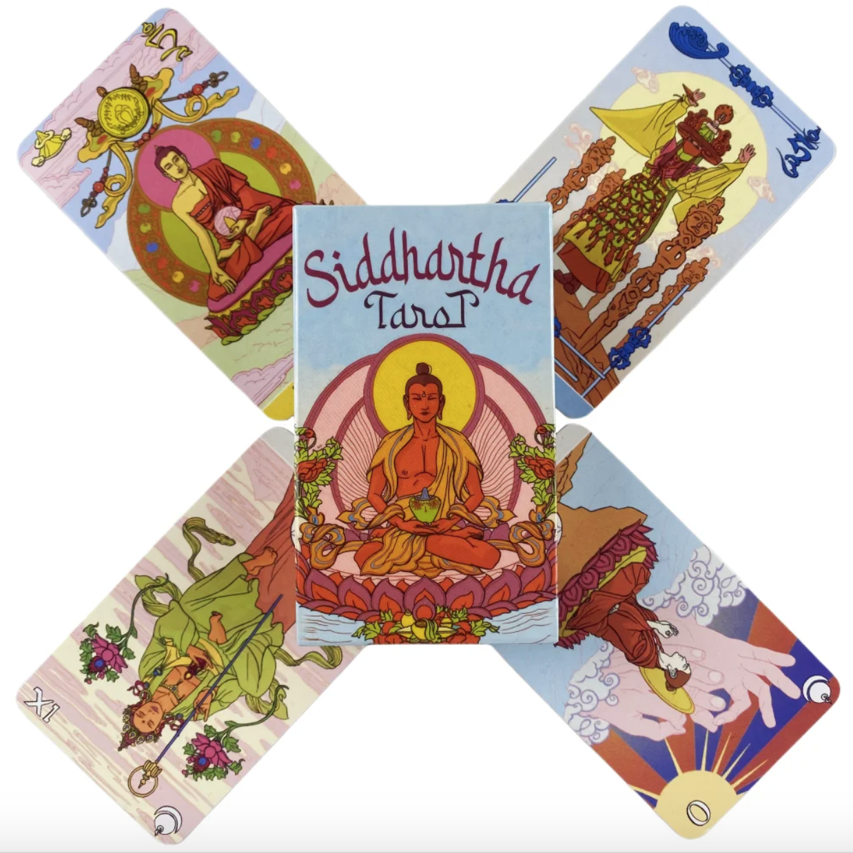 Tarot Siddhartha Un Viaje Espiritual A Través Del Arte - 78 Cartas