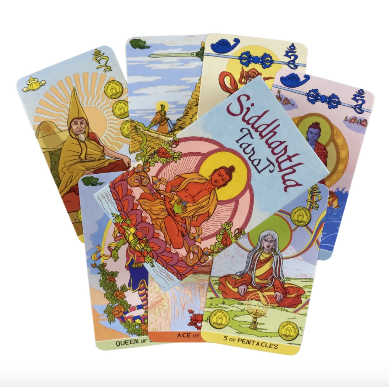 Tarot Siddhartha Un Viaje Espiritual A Través Del Arte - 78 Cartas