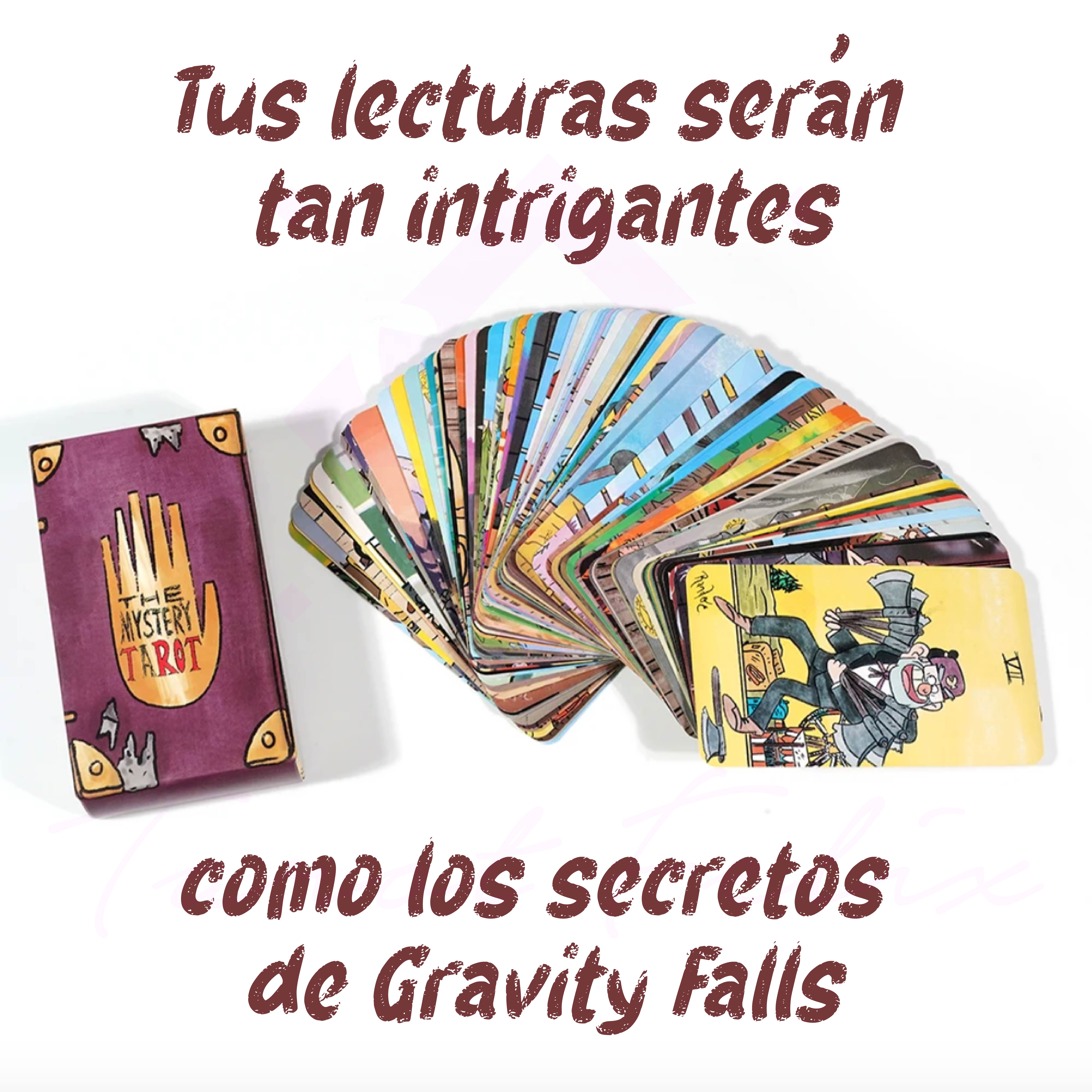 Tarot Gravity Falls - 78 Cartas Misterio y Aventura 