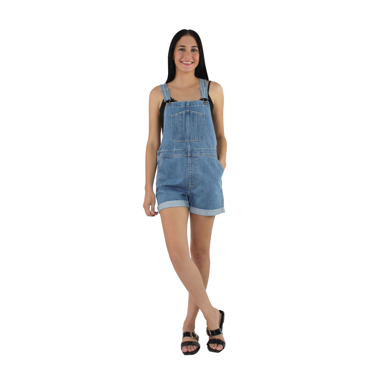 Overol Short Mujer Mezclilla 1466