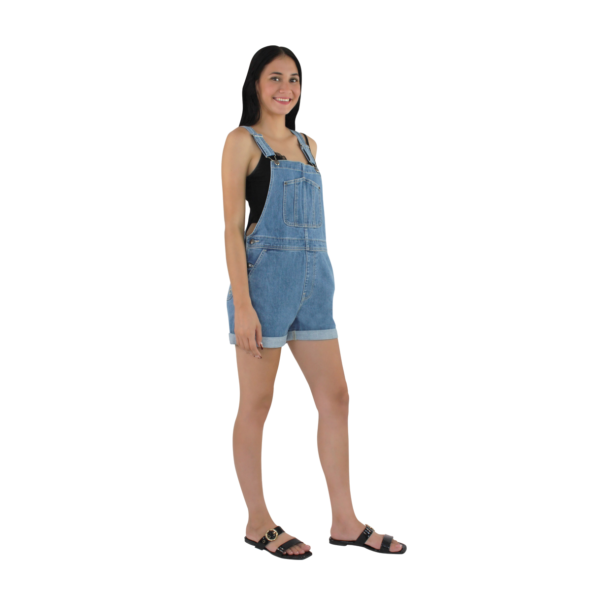 Overol Short Mujer Mezclilla 1466