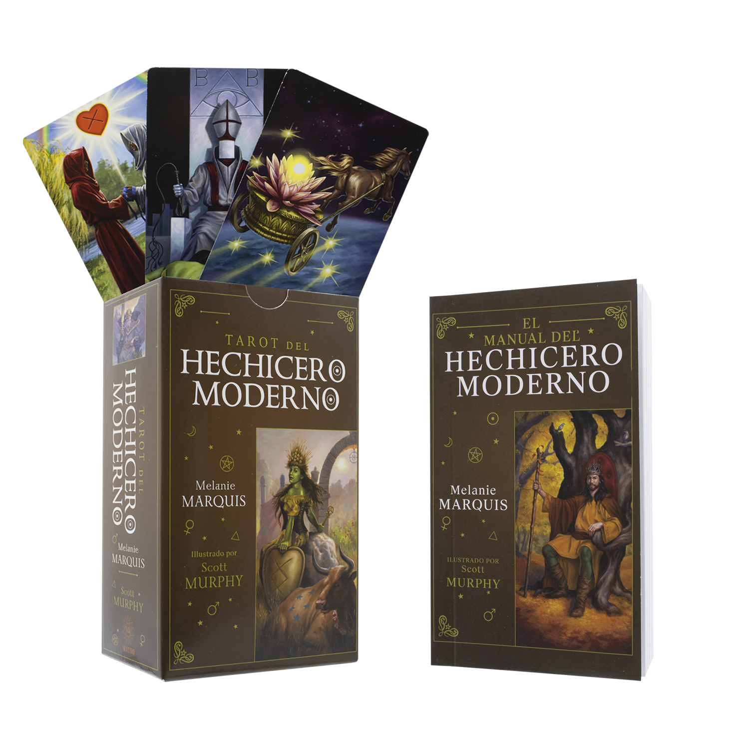 Mazo Cartas Tarot Del Hechicero Moderno Manual En Español - 78 Cartas