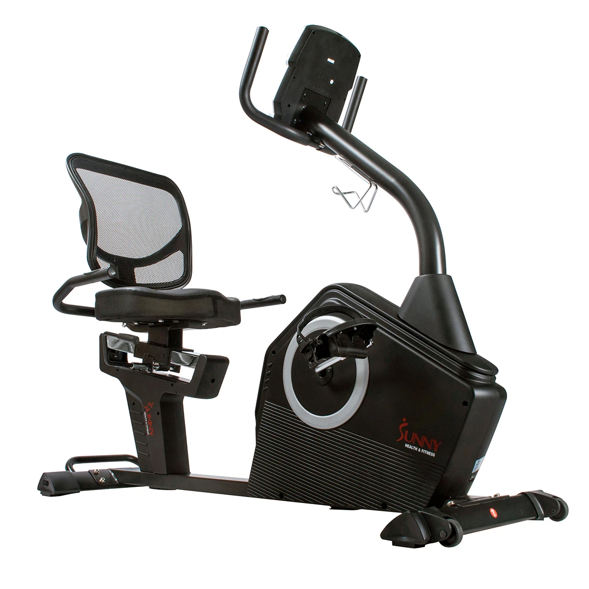Bicicleta Reclinada Sunny Health con Respaldo de Malla y 16 Niveles