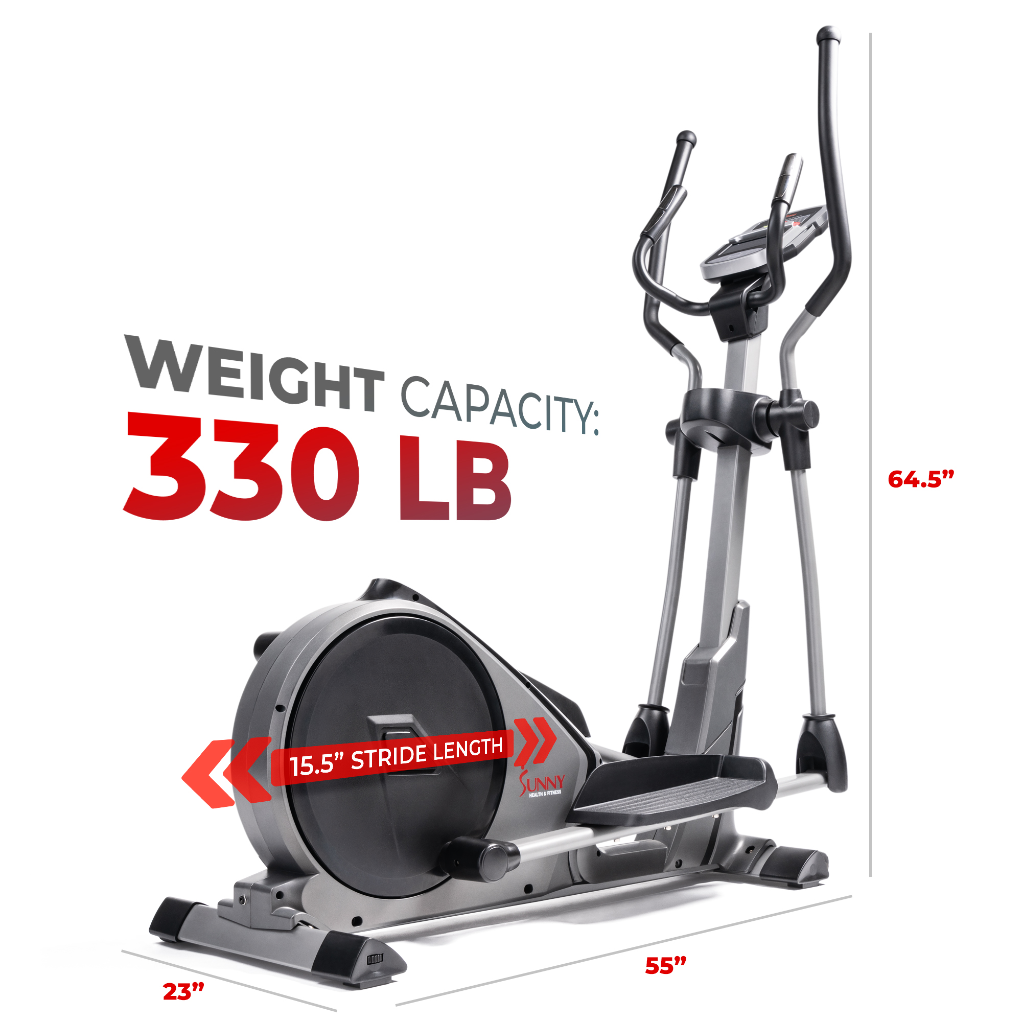 Elíptica con Entrenador Pre-programado Sunny Health 