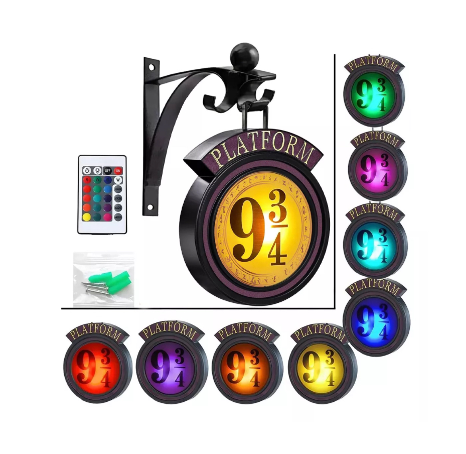 Lámpara Para Harry Potter De Plataforma 9 3/4 Pared Interior