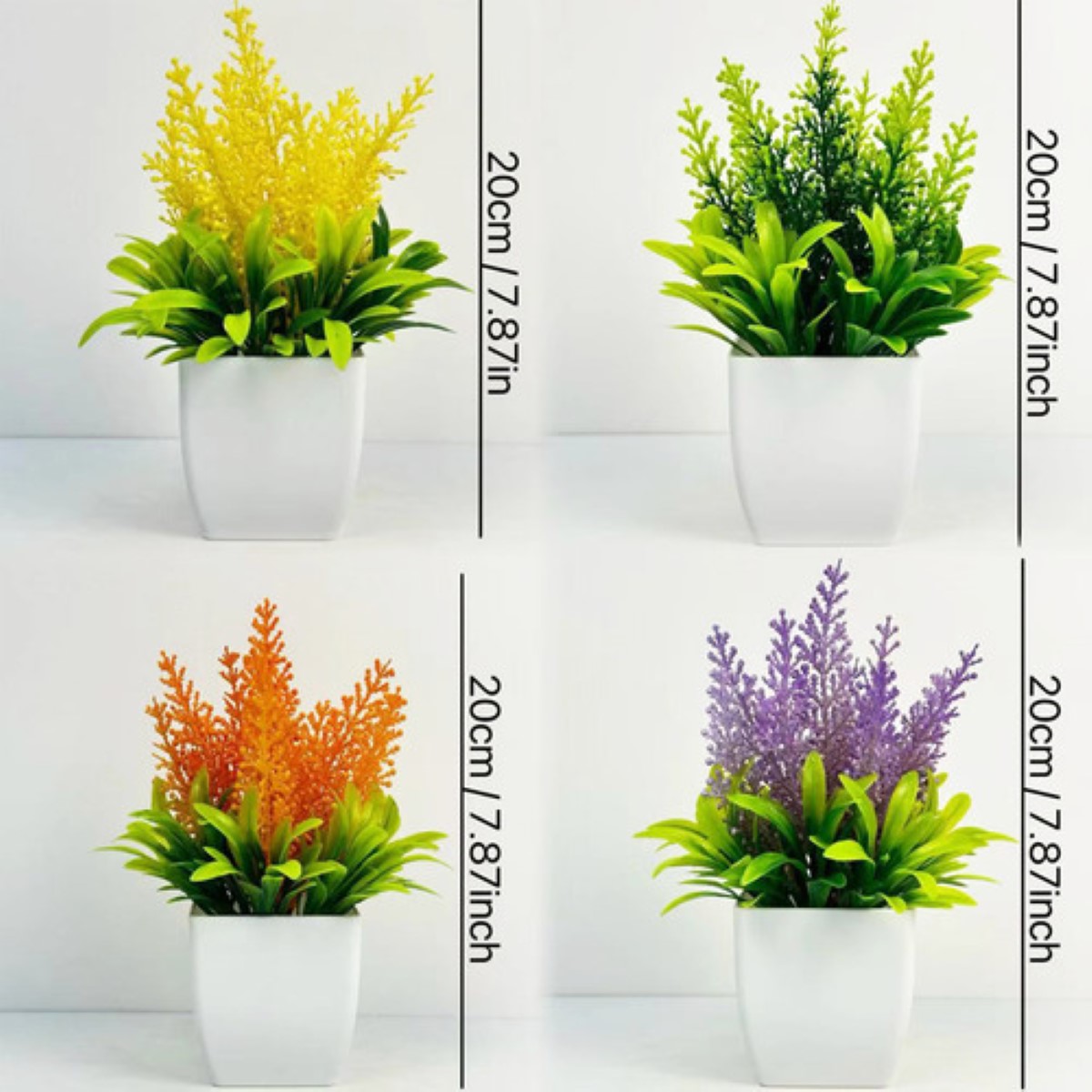 Plantas Artificiales Decorativas Macetas,flores Artificiales3