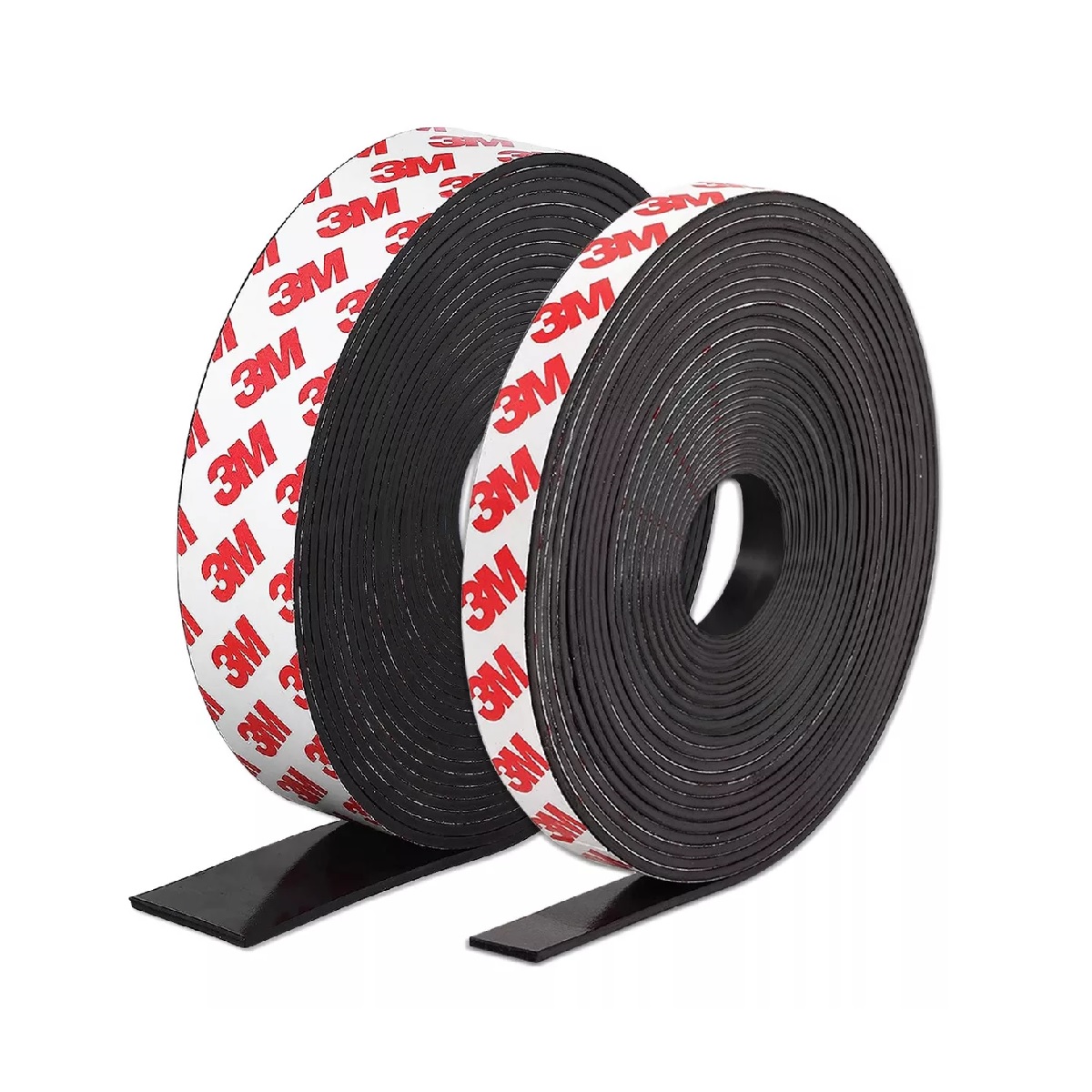 2pzs Tira Cinta Magnetica Adherible Rollo Ancho 1.5 Cm Y 3cm