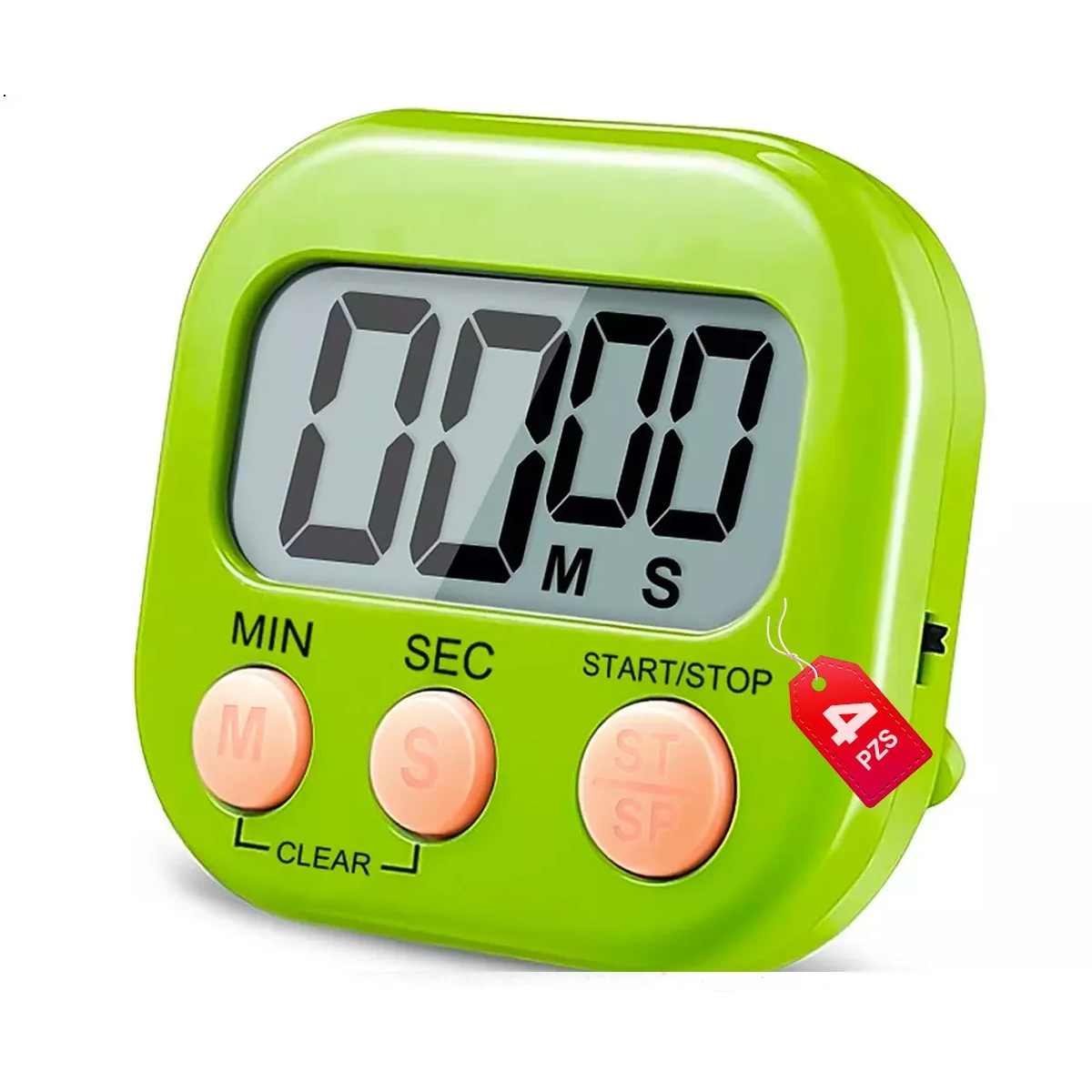4 Temporizador Cocina Digital Huevo Timer Cronómetro Alarma