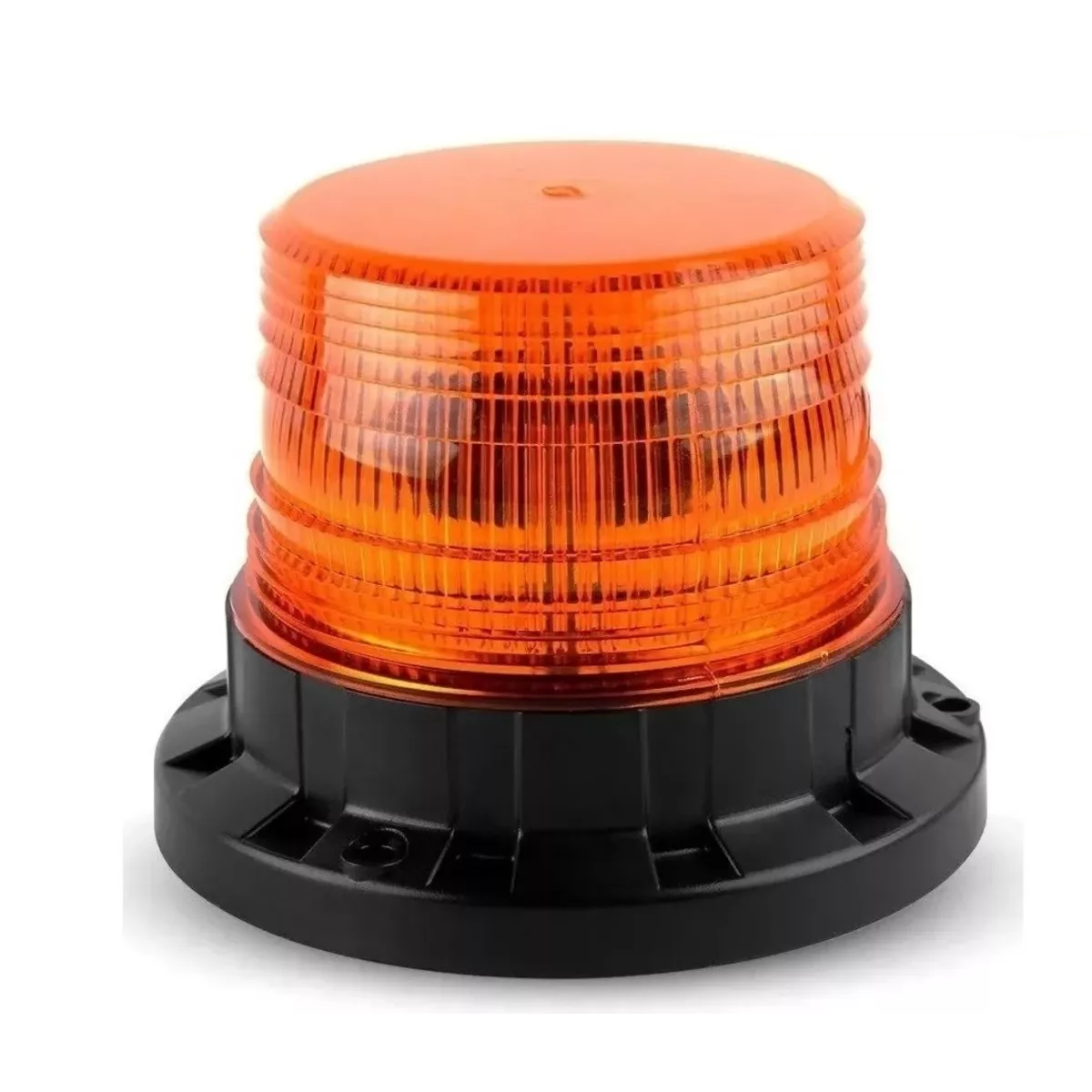 Torreta Led Ambar 12~24v Estrobo C/iman 16w 12 Leds