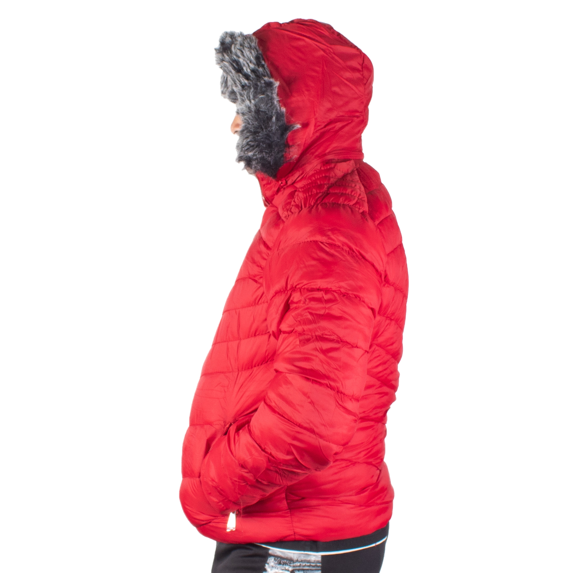 Chamarra Hombre Invierno. Ligera Y Abrigada. Con Capucha
