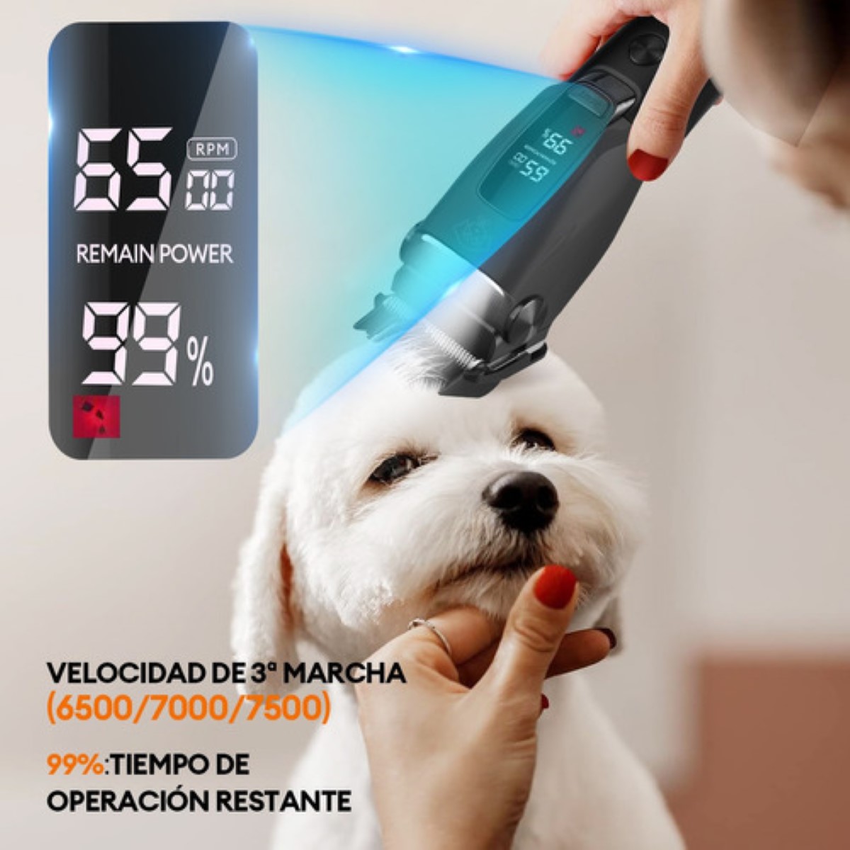 Maquina Para Cortar Pelo De Perro Rasuradora Recargable