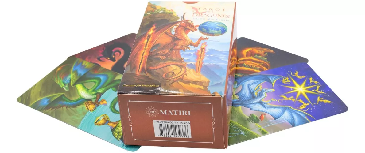 Oráculo Mazo Tarot de Dragones – 78 Cartas con Manual en Español 