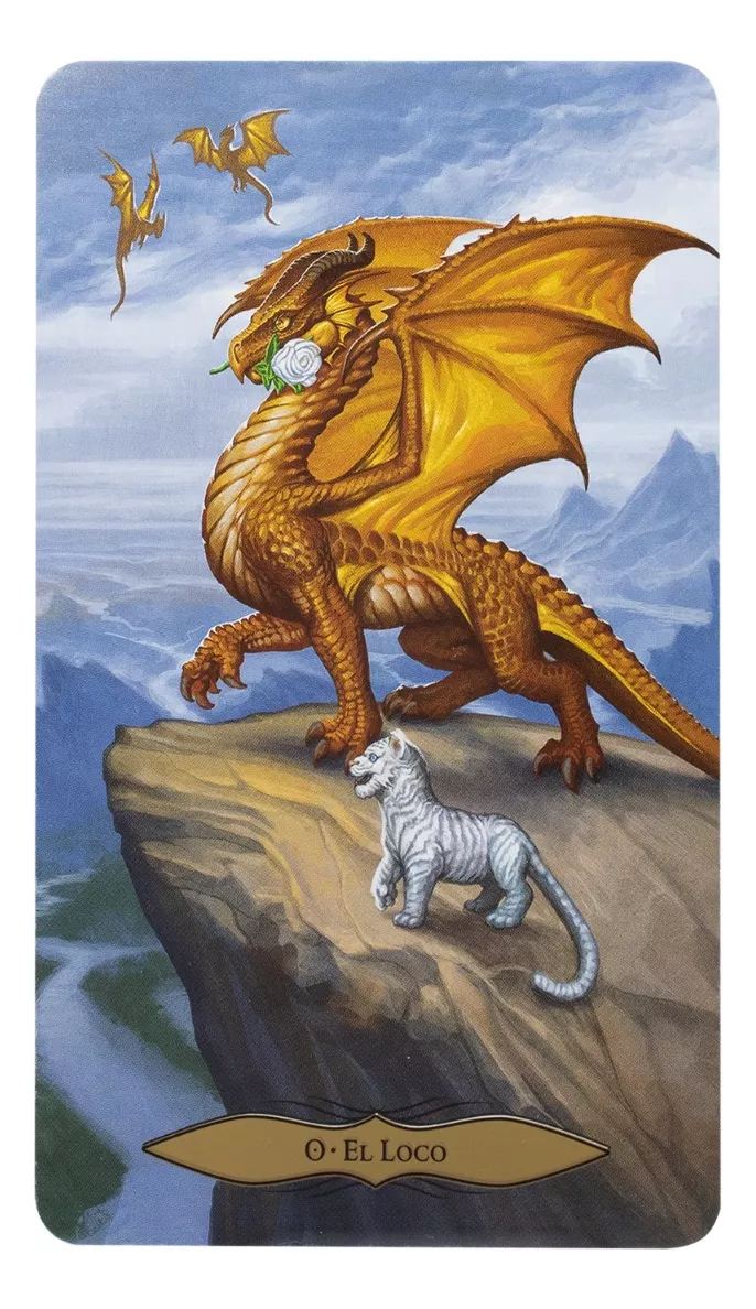 Oráculo Mazo Tarot de Dragones – 78 Cartas con Manual en Español 