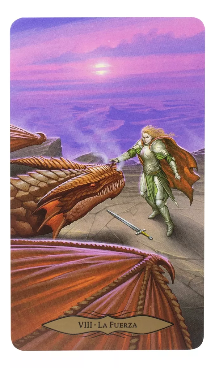 Oráculo Mazo Tarot de Dragones – 78 Cartas con Manual en Español 