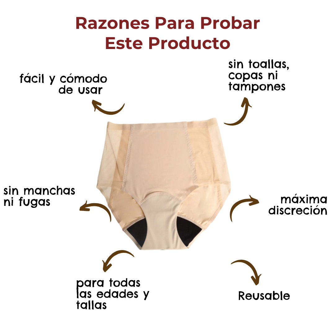 Calzón Menstrual Calypso Nude