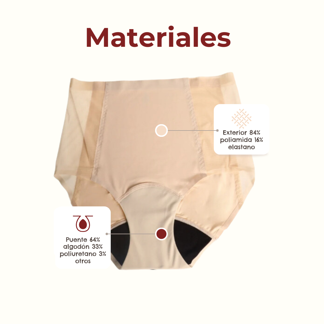 Calzón Menstrual Calypso Nude